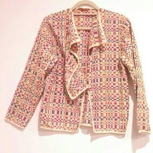 Missoni womens vintage size small overcoat shirt rainbow